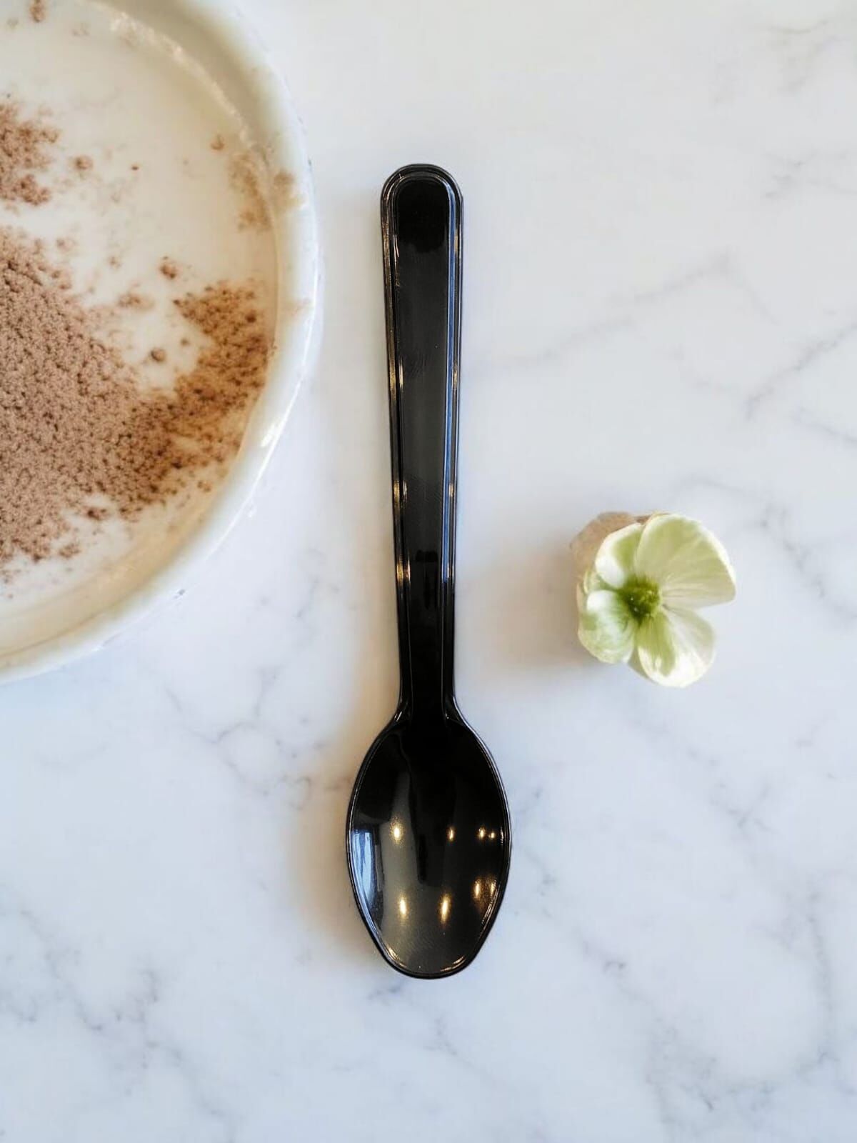 SİYAH LÜX SUP DALGALI DONDURMA & TATLI KAŞIK 2,5 GR 2000 ADET