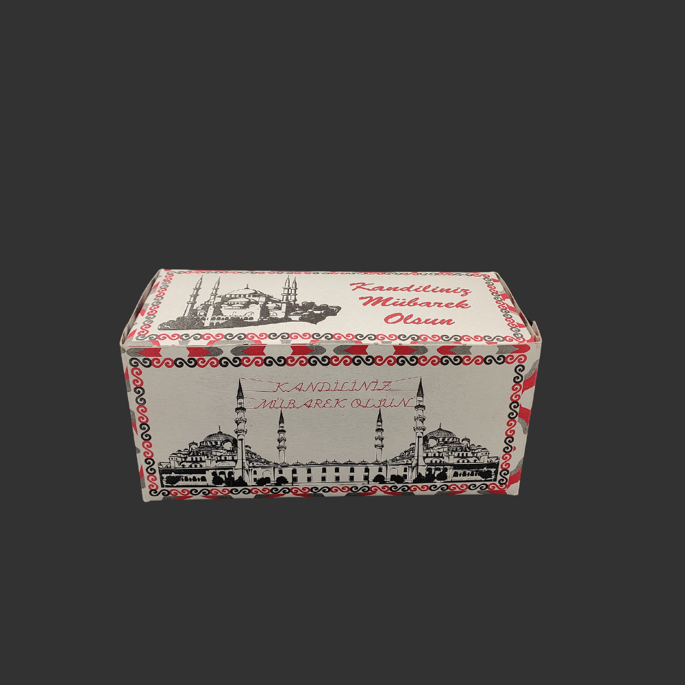 KANDİL SİMİT KUTUSU ( 17X8X8 CM ) 100 AD