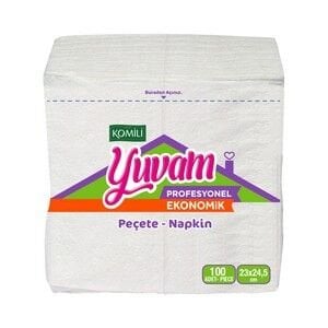KOMİLİ EKO KARE PEÇETE ( 24,5X23 CM ) 100X32 PK