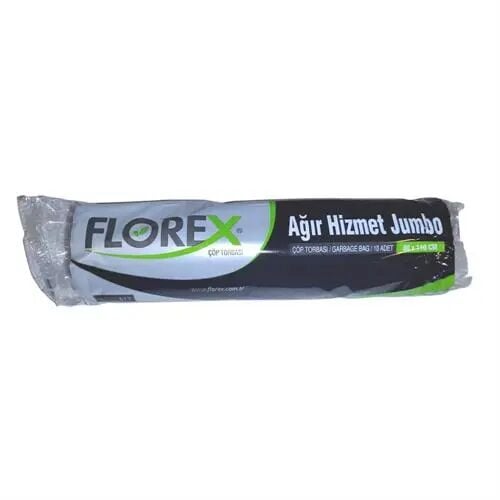 617 AĞIR HİZMET JUMBO ÇÖP POŞET 700 GR 10X10 AD 7 KG SİYAH