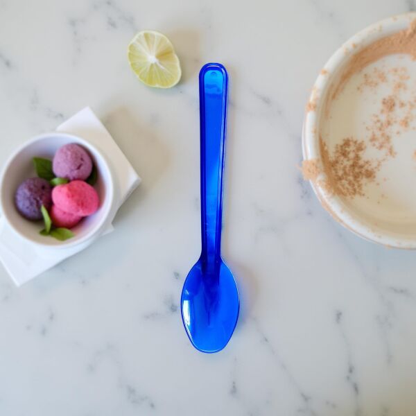 MAVİ LÜX SUP DALGALI DONDURMA & TATLI KAŞIK 2,5 GR 100 ADET X 20 PAKET