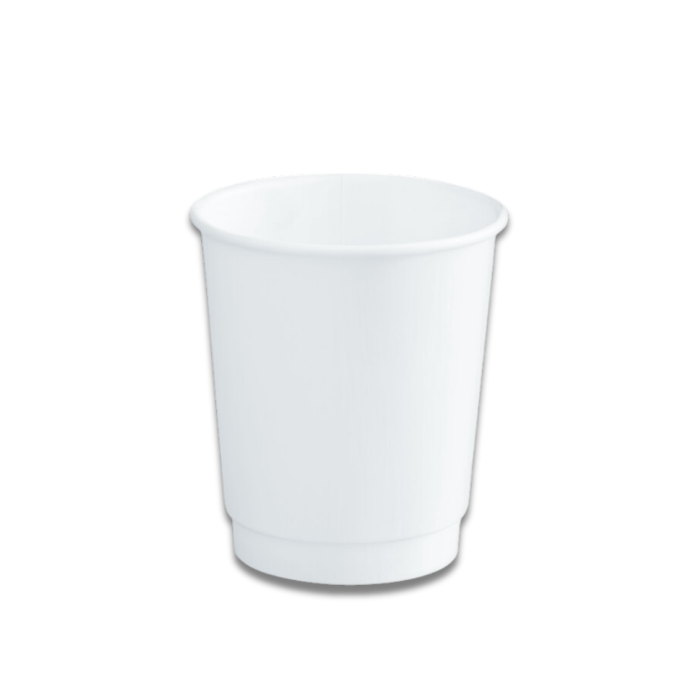 BEYAZ DOUBLE WALL ARNES 14 OZ BASKISIZ KARTON BARDAK SICAK 500 ADET