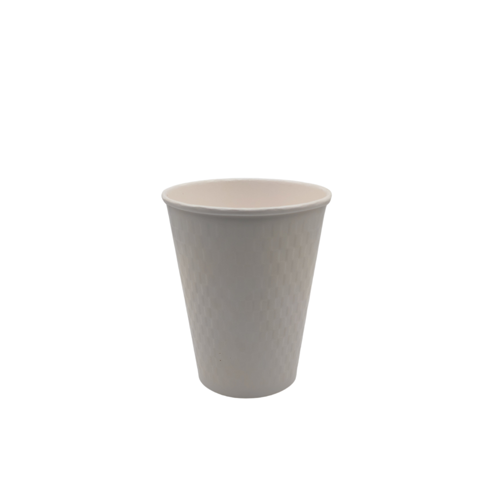 BEYAZ EMBOSSED 14 OZ BASKISIZ KARTON BARDAK SICAK 800 ADET