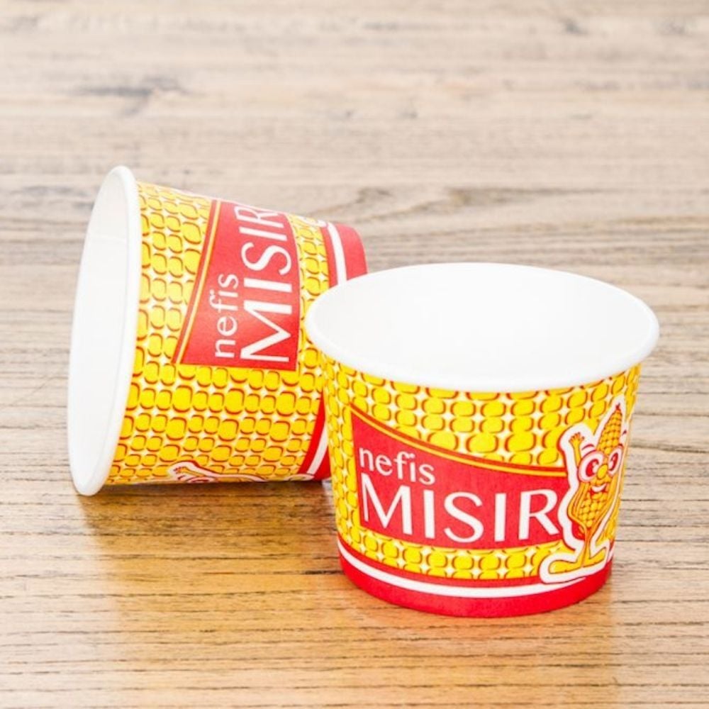 ARNES 5 OZ BASKILI KARTON MISIR KASE 3000 ADET