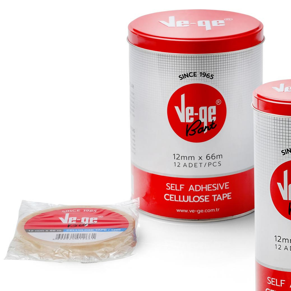 TENEKE VEGE 12X66 PARA BANT SELOFAN ŞEFFAF 12 ADET X 6 PAKET