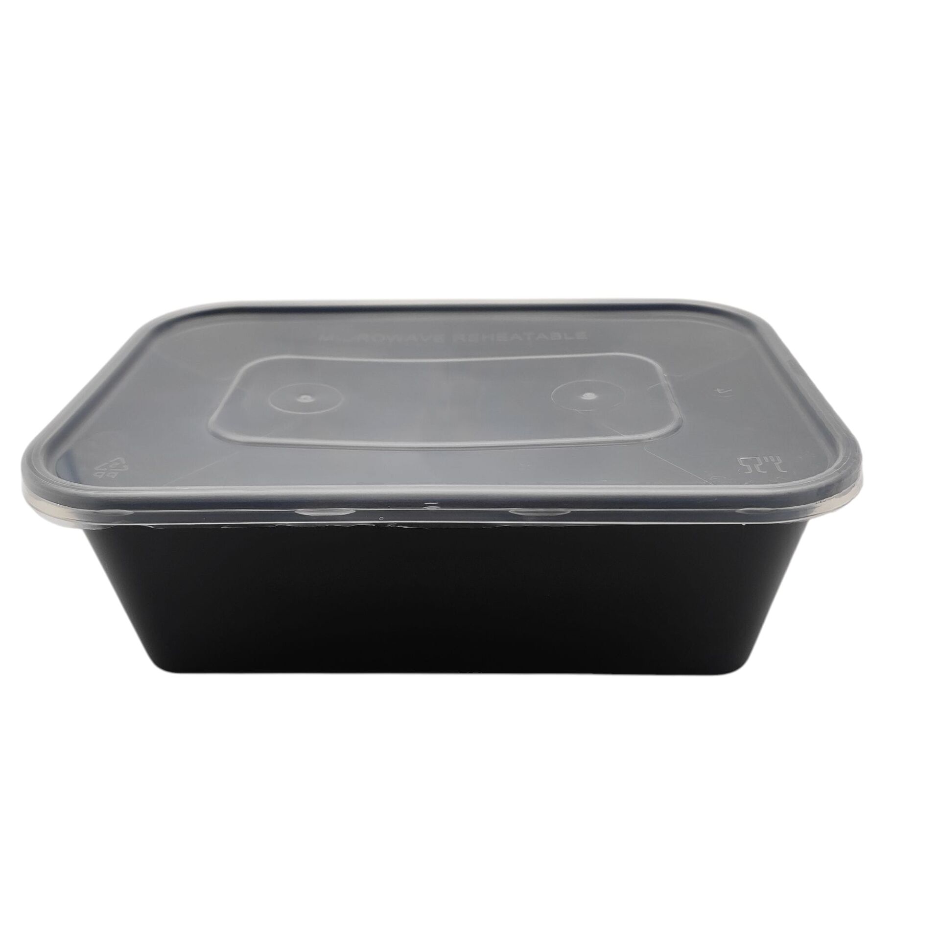 750 CC DİKDÖRTGEN MİKRODALGA IML SİYAH 30 GR KAP + KAPAK 250 ADET