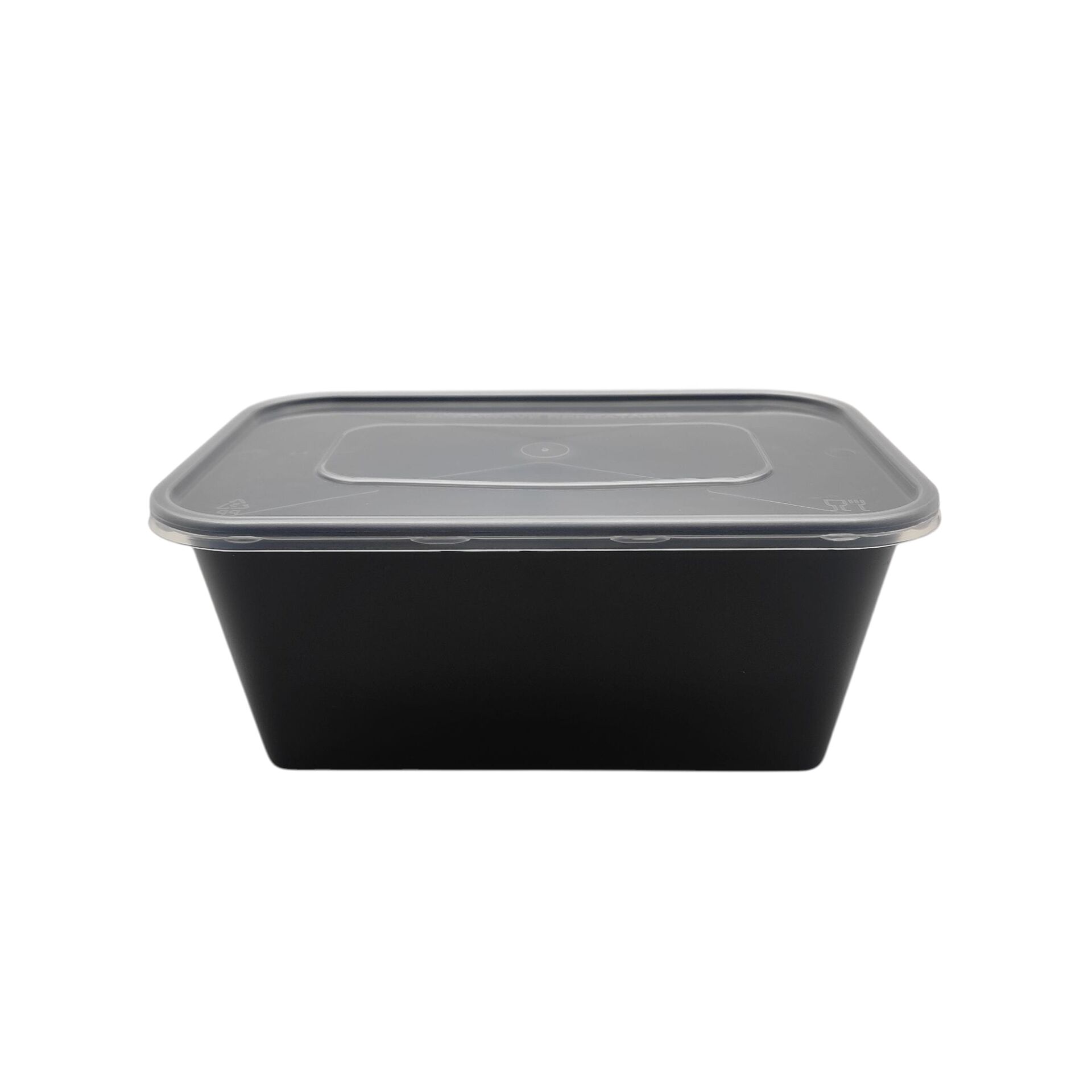 1000 CC DİKDÖRTGEN MİKRODALGA IML SİYAH 32,50 GR KAP + KAPAK 250 ADET