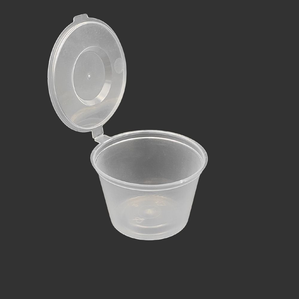 4 OZ KAPAKLI SOS KABI 120 ML PP ŞEFFAF 500 ADET