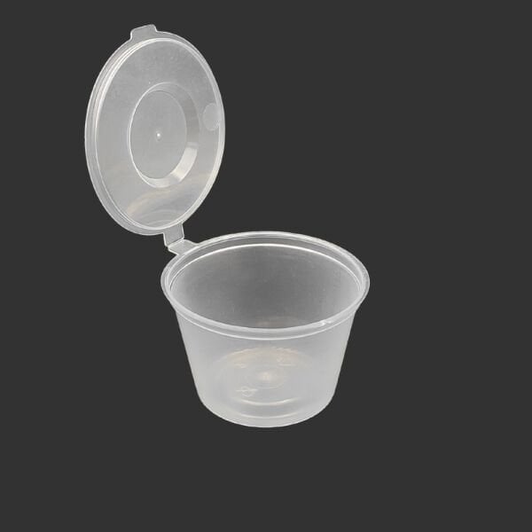 4 OZ KAPAKLI SOS KABI 120 ML PP ŞEFFAF 500 ADET