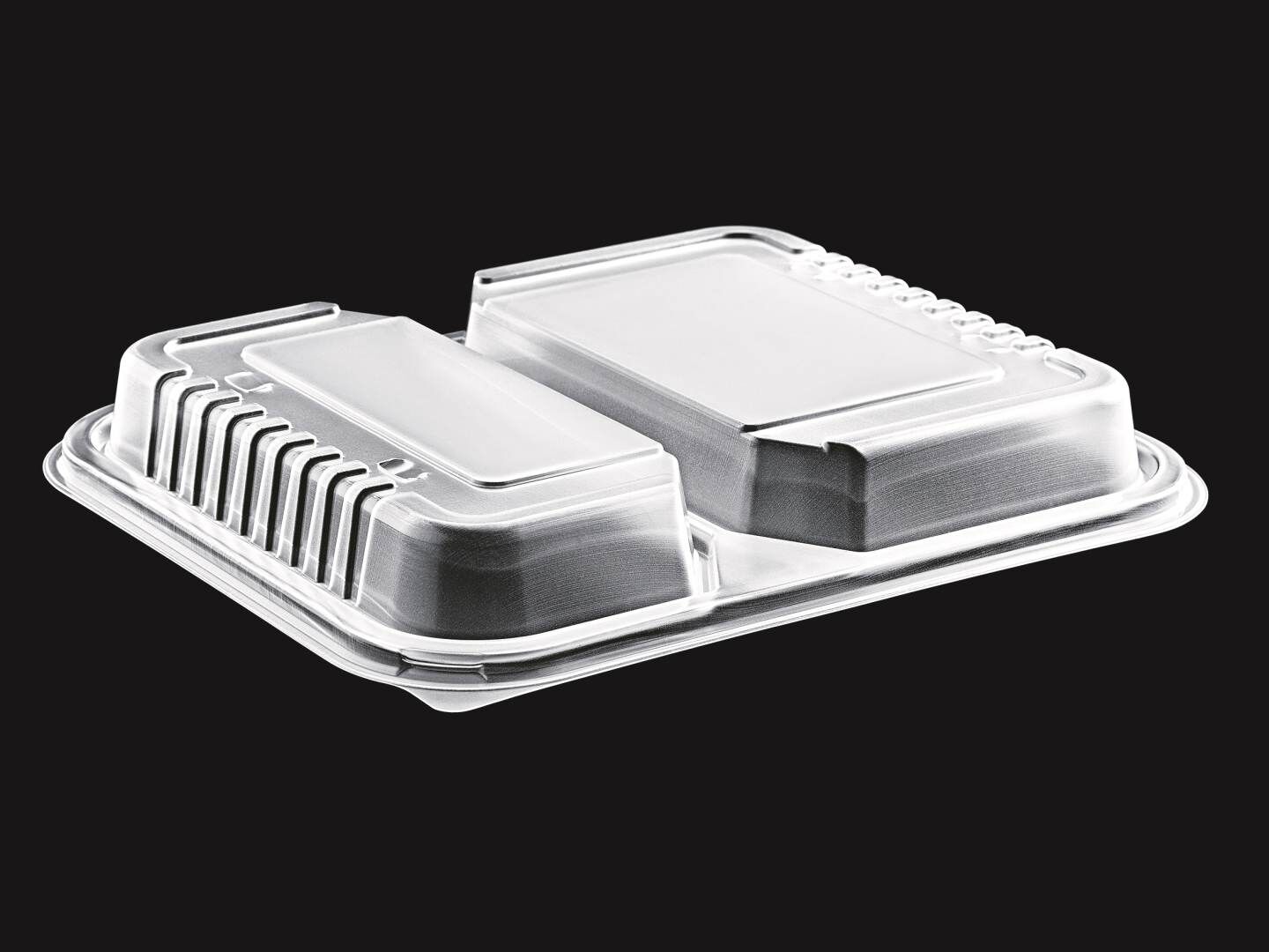 KAPAK İKİ BÖLMELİ MICROWAVE 18 GR ŞEFFAF ELTRON 300 ADET