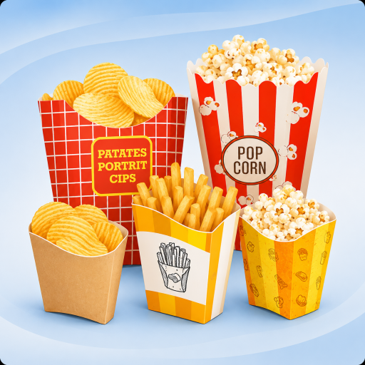 Cips & Popcorn Kutuları