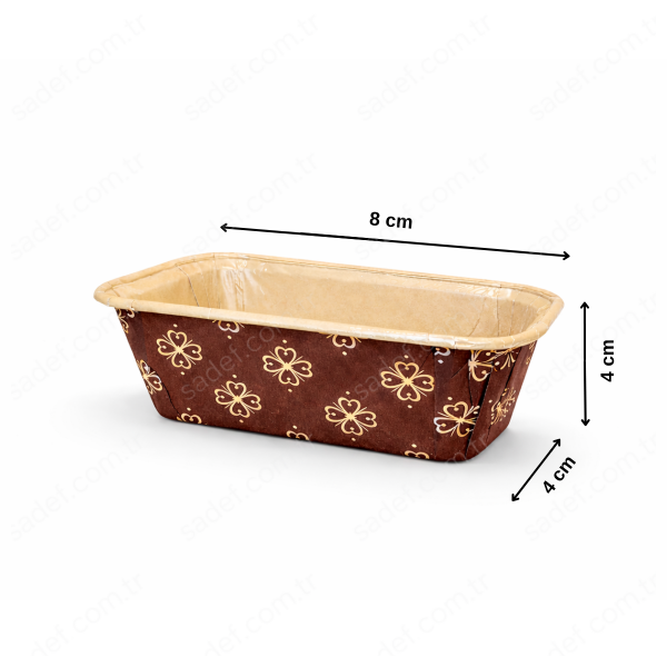 BATON KRAFT 8X4X4 CM EKLER MUFFİN KEK KAPSÜLÜ 12 AD X 288 PAKET
