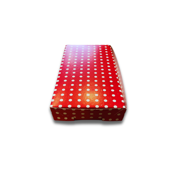 PUANTİYELİ FOLYOLU KURU PASTA KUTUSU 0,5 KG ( 22X12X5 CM ) 100 AD