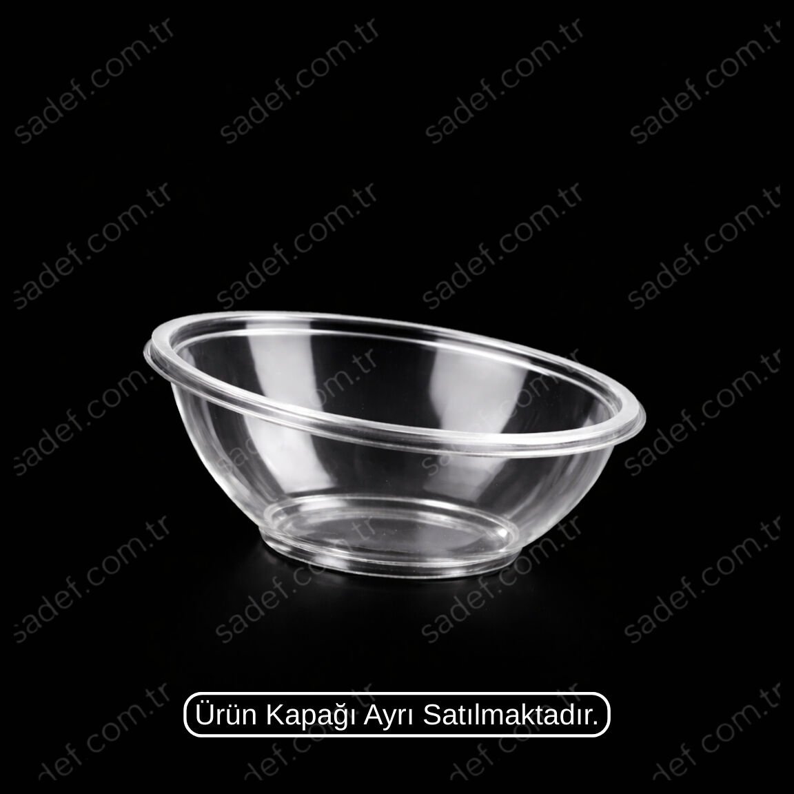 500 CC. EĞİK SALATA KABI ŞEFFAF 13 GR LARPLAST 450 ADET