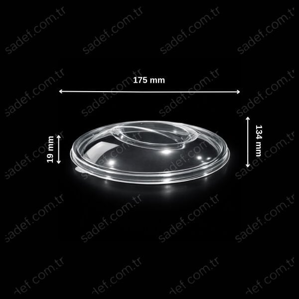 KAPAK 500 CC. EĞİK SALATA ŞEFFAF 9 GR LARPLAST 450 ADET