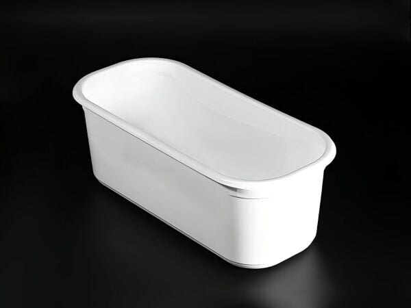 FT 600 350*160*125 5 LT DONDURMA KÜVET PS 108 GR BEYAZ FOLYOTERM 120 ADET