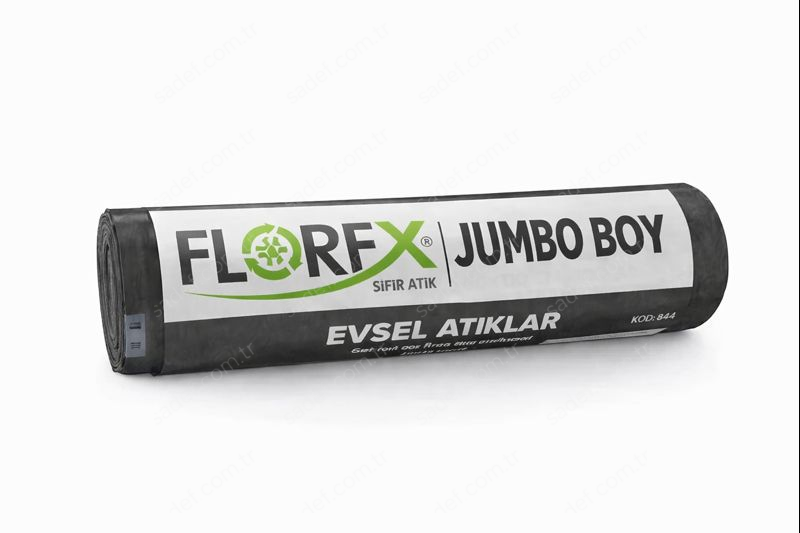 533 EVSEL ATIK BASKILI JUMBO ÇÖP POŞET 550 GR 10X20 AD 11 KG