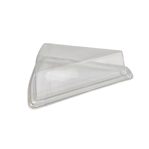 L-441 LİMERA PASTA KABI ÜÇGEN SIĞ KAPAK H4 ŞEFFAF 400 ADET