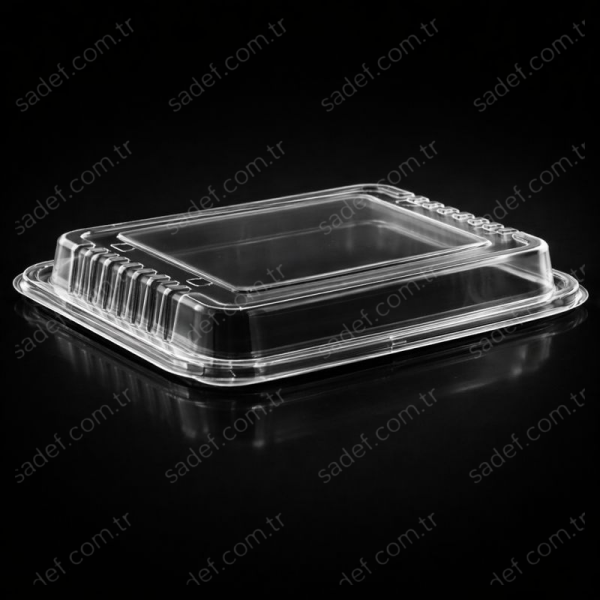 KAPAK TEK BÖLMELİ MICROWAVE 18 GR ŞEFFAF ELTRON 300 ADET