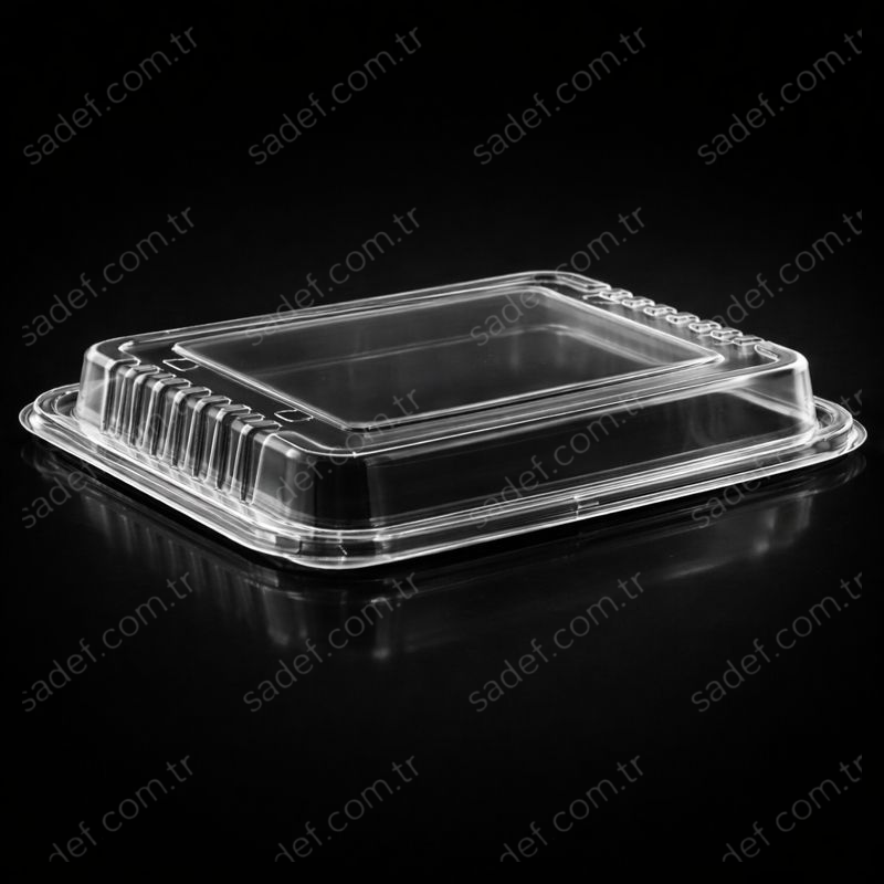 KAPAK TEK BÖLMELİ MICROWAVE 18 GR ŞEFFAF ELTRON 300 ADET