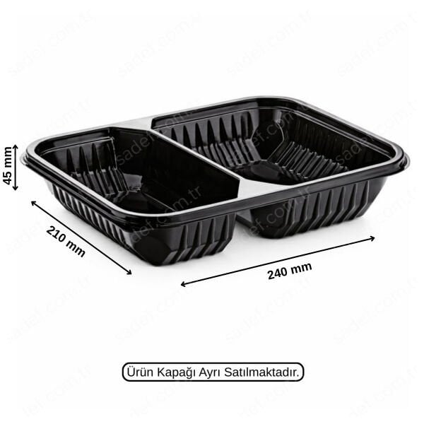 GÖVDE İKİ BÖLMELİ MICROWAVE 21 GR SİYAH ELTRON 300 ADET