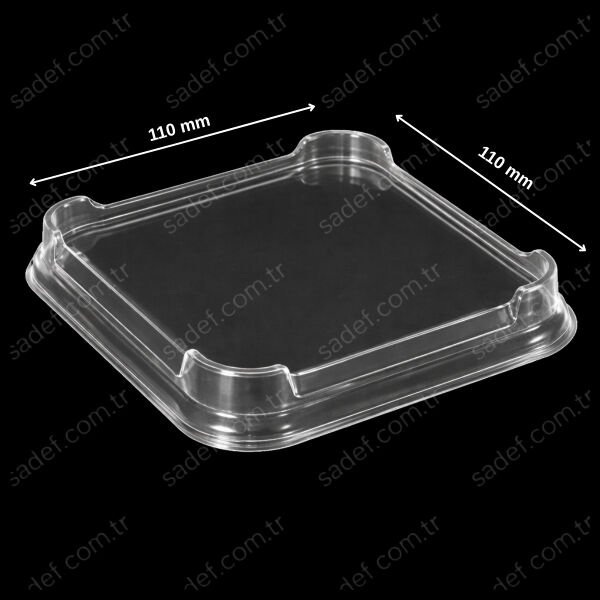KAPAK 110X110 5,2 GR ŞEFFAF SERPET 2000 ADET