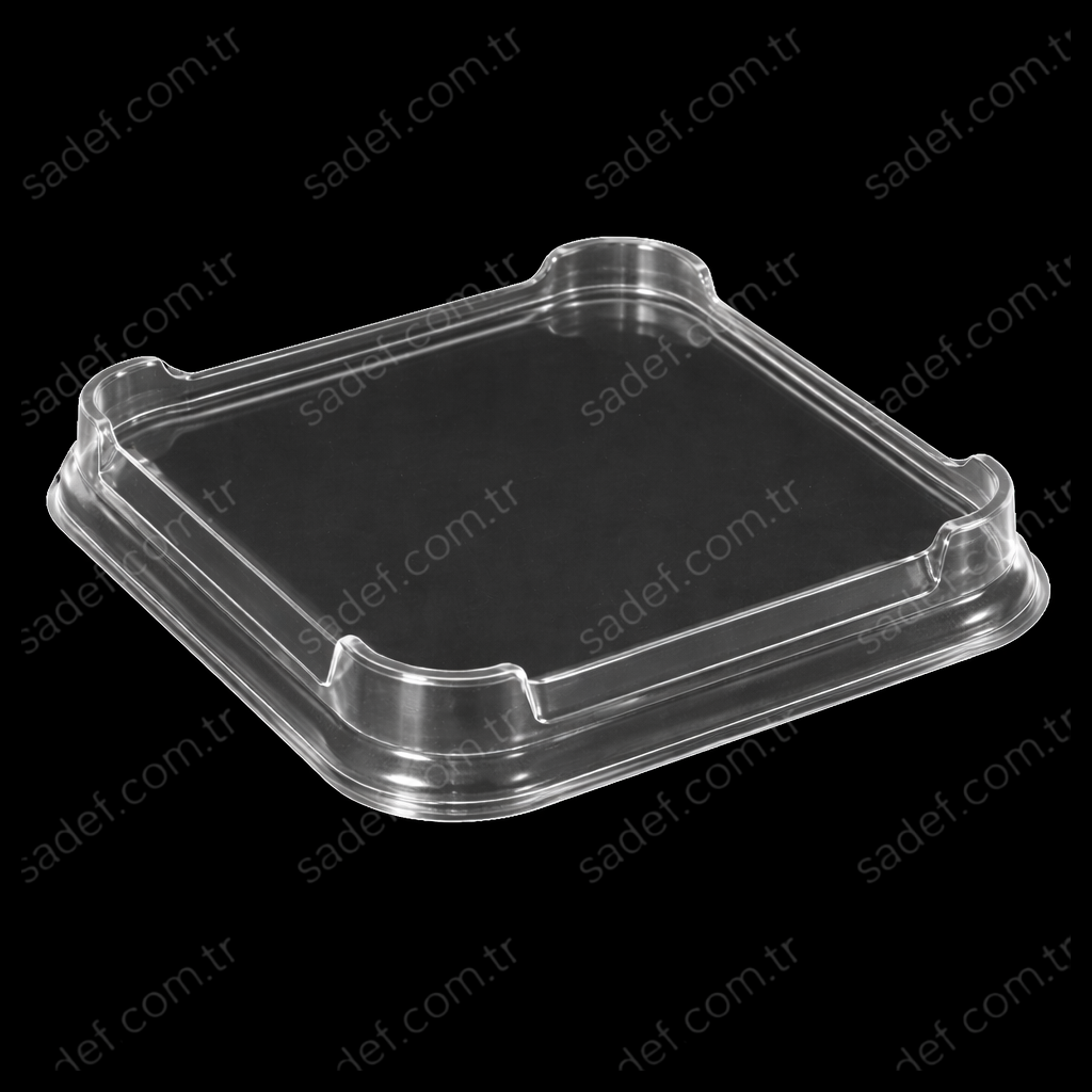 KAPAK 110X110 PET 5,2 GR ŞEFFAF SERPET 2000 ADET
