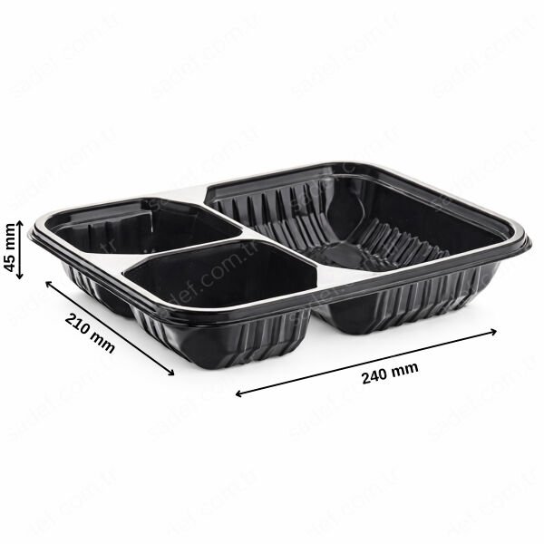 GÖVDE ÜÇ BÖLMELİ MICROWAVE 21 GR SİYAH ELTRON 300 ADET