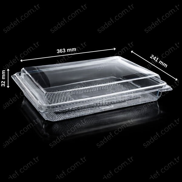 STK750 SIZDIRMAZ BAKLAVA KABI 750 CC 36 GR ŞEFFAF SERPET 200 ADET
