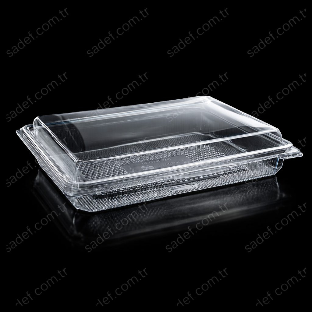ÖTK750 BAKLAVA KABI PET 750 ML 36 GR ŞEFFAF SERPET 200 ADET