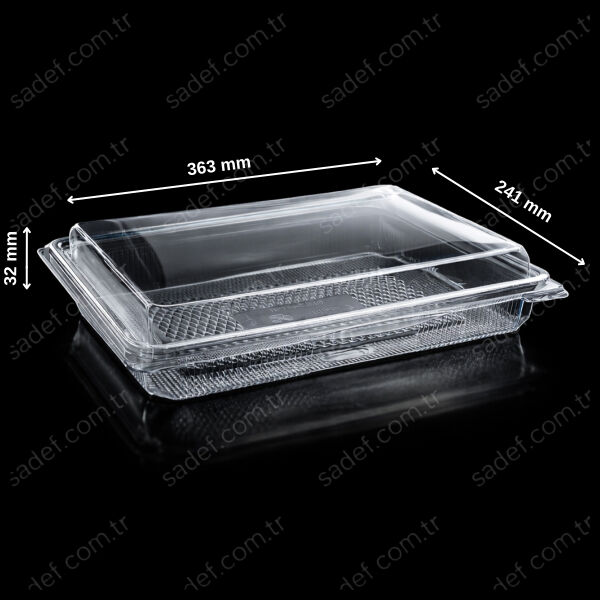 ÖTK750 BAKLAVA KABI PET 750 ML 36 GR ŞEFFAF SERPET 200 ADET