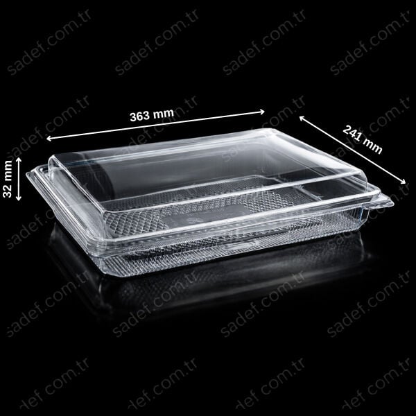 ÖTK750 BAKLAVA KABI PET 750 ML 36 GR ŞEFFAF SERPET 200 ADET