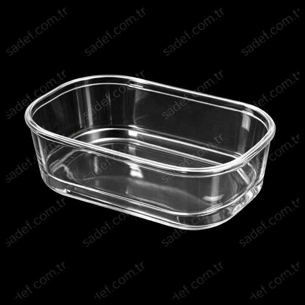 DKA 1 LT ( H61 ) PROFİTEROL & KURABİYE KABI 23 GR ŞEFFAF SERPET 500 ADET