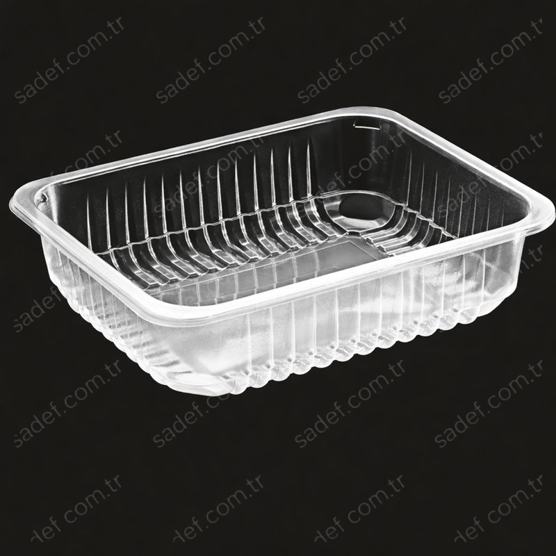 EL472 H:50 PP ÜST FİLM YAPIŞTIRMALI KAP 227X178 MM 20 GR ELTRON ( +4 °C TAZE ) ŞEFFAF 400 ADET