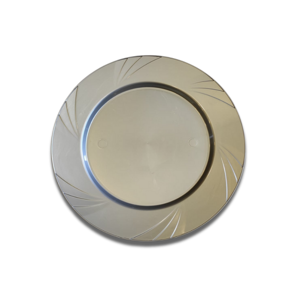 SİLVER KRİSTAL TABAK 23 CM 6 ADET X 24 PAKET