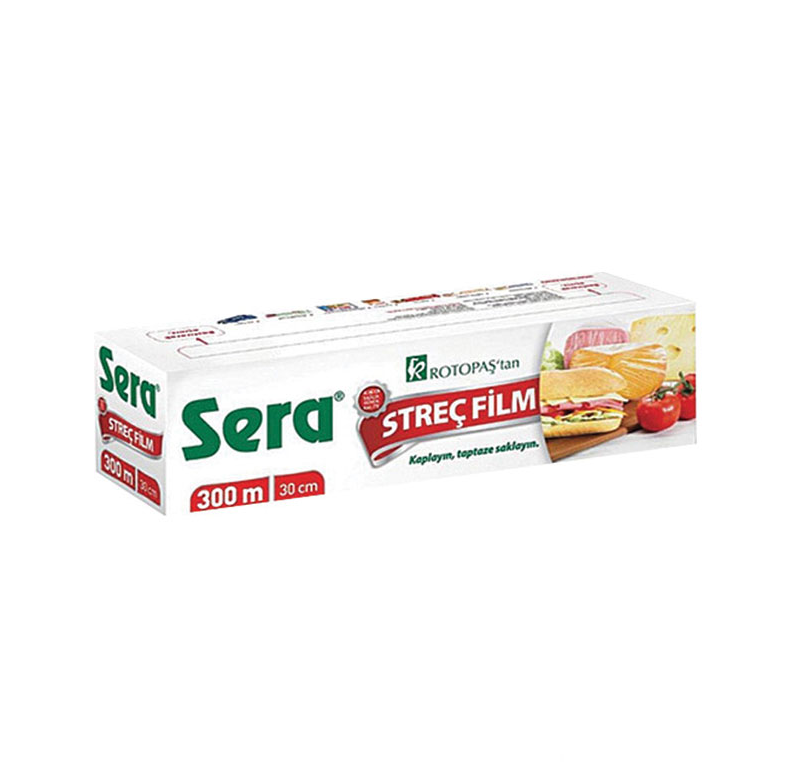 KUTULU SERA 30X300 M 8 MİKRON STRECH FİLM 20 ADET