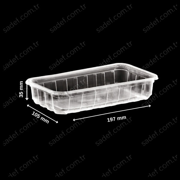 EL245 PP 500 ML ŞARKÜTERİ KASE SICAK 5,5 GR ELTRON ŞEFFAF 1200 ADET