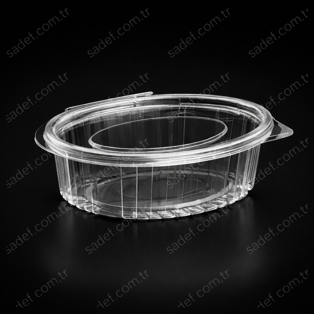 EL350 80 ML PET OVAL SIZDIRMAZ SOS & MEZE KAP 5 GR ELTRON ŞEFFAF 1000 ADET