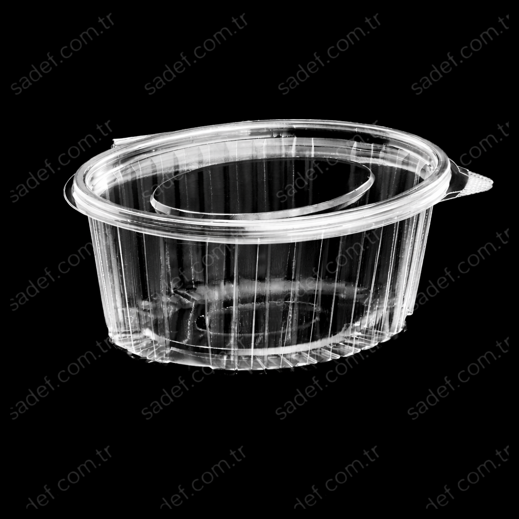 EL351 100 ML PET OVAL SIZDIRMAZ SOS & MEZE KAP 6 GR ELTRON ŞEFFAF