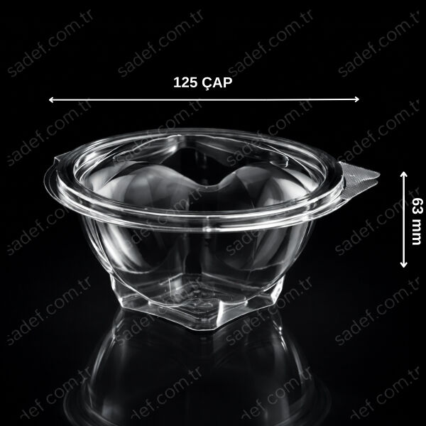 EL360 250 ML PET SALATA SIZDIRMAZ KAP 10,5 GR ELTRON ŞEFFAF 600 ADET