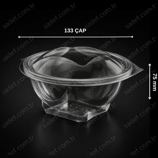 EL361 ELTRON 375 CC YUVARLAK SIZDIRMAZ KAP 14 GR ŞEFFAF 600 ADET