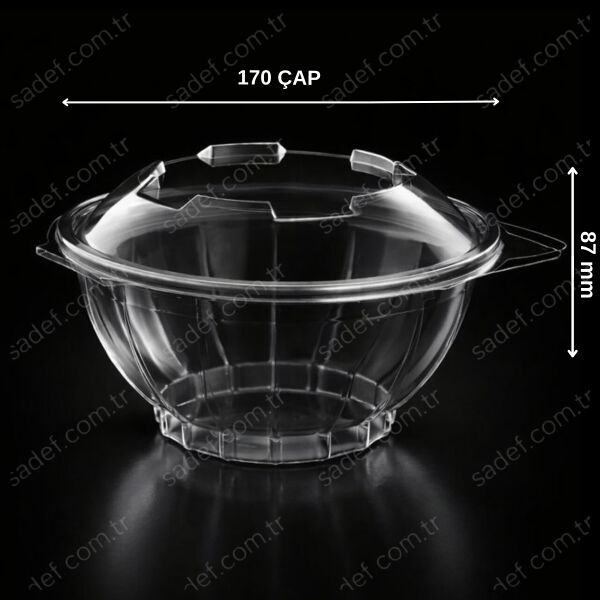 EL364 1000 ML PET SALATA SIZDIRMAZ KAP 28 GR ELTRON ŞEFFAF 400 ADET