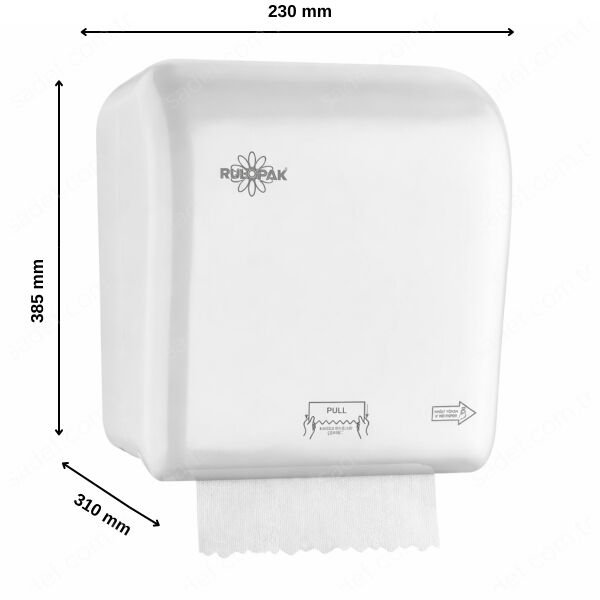 AUTOCUT 21 CM HAVLU MAKİNESİ ( BEYAZ ) RULOPAK