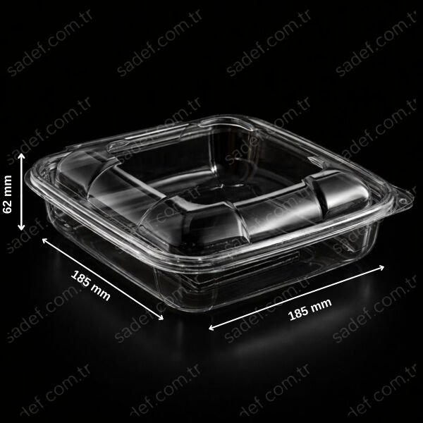 EL325-KK ELTRON KARE KURABİYE KABI 200 ADET