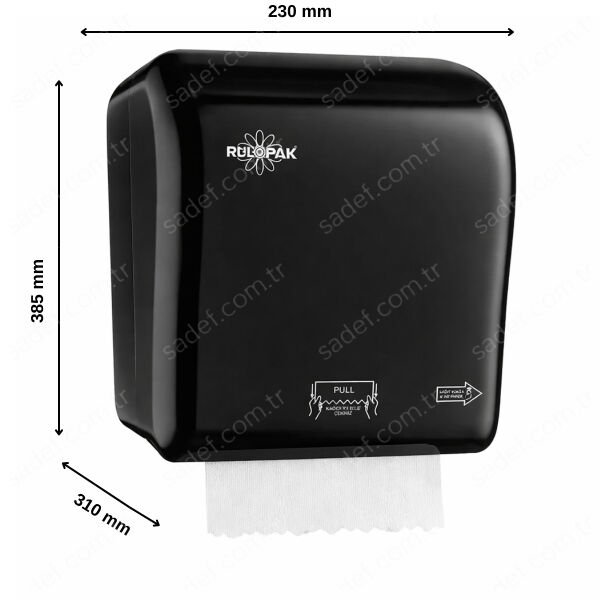 AUTOCUT 21 CM HAVLU MAKİNESİ ( SİYAH ) RULOPAK