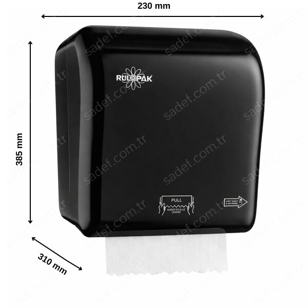AUTOCUT 21 CM HAVLU MAKİNESİ ( SİYAH ) RULOPAK