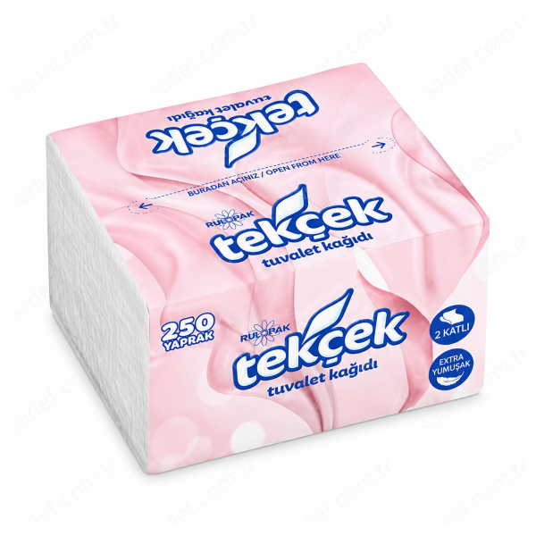 RULOPAK TEKÇEK V KATLI TUVALET KAĞIDI 2 KATLI 18X250 ADET