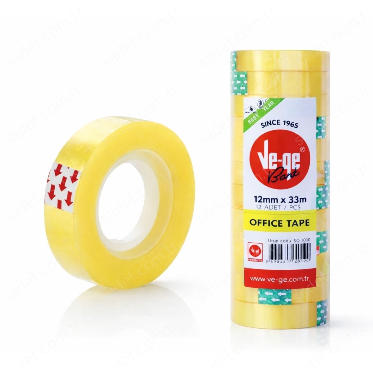 VEGE 12X33 PARA BANT EASY TEAR ŞEFFAF 288 ADET