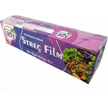 KUTULU POLİETİLEN 30X300 M 8 MİKRON STRECH FİLM X 12 ADET