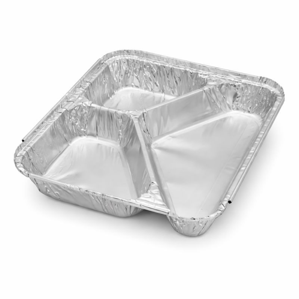 ALÜMİNYUM 3 BÖLMELİ KASE 100 ADET X 10 PAKET